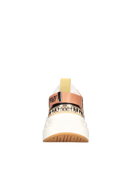 Sneakers in pelle e camoscio EMANUELLE VEE | 441P-102-16-P011CBBEIGE-MARRONE-BLU-GIALLO-NERO